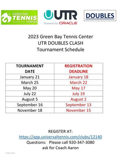 Junior Circuit. 1 Day. 8’s - 10’s. Orange & Green ball. 100 Play points. 100 points per win. UTR. Coed Level Based play for all ages. 